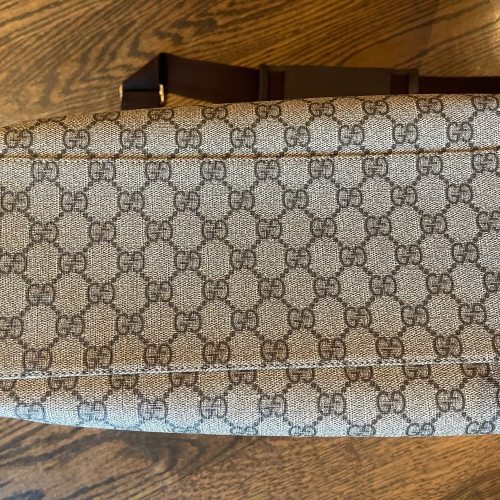 Gucci Beige and Brown Monogram Baby Bag